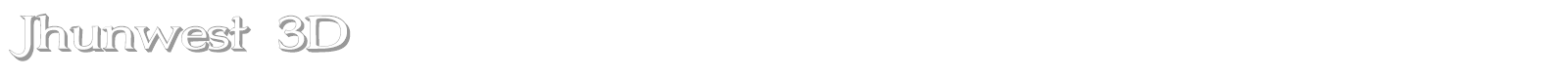 Jhunwest font preview